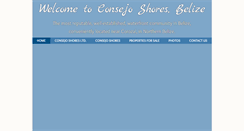 Desktop Screenshot of consejoshores.com